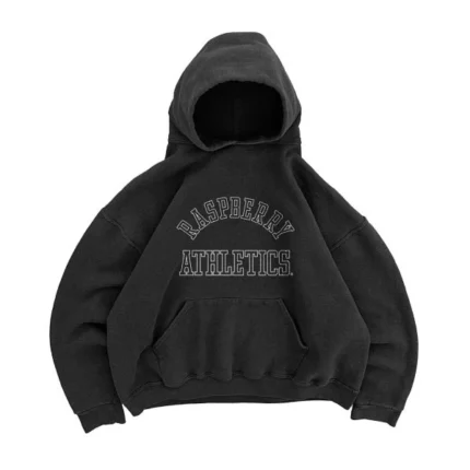 The Raspberry Athletics New Hoodie Black