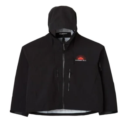 Raspberry Hills Zip Up Hoodie Black