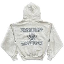 President Raspberry Hoodie – White President Raspberry Hoodie – White